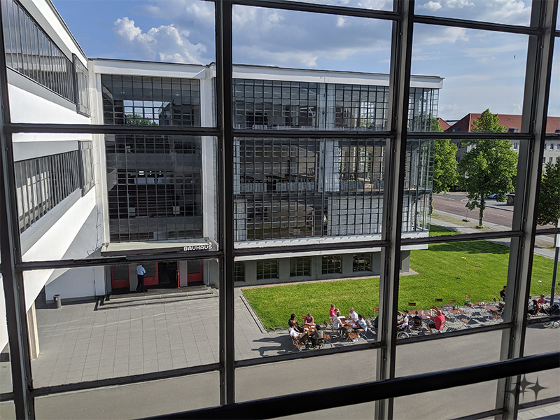 Bauhaus Workshop Building from the School Building