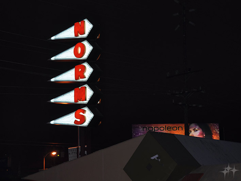 Norms neon sign