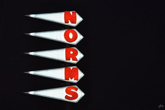 Norms Neon Sign